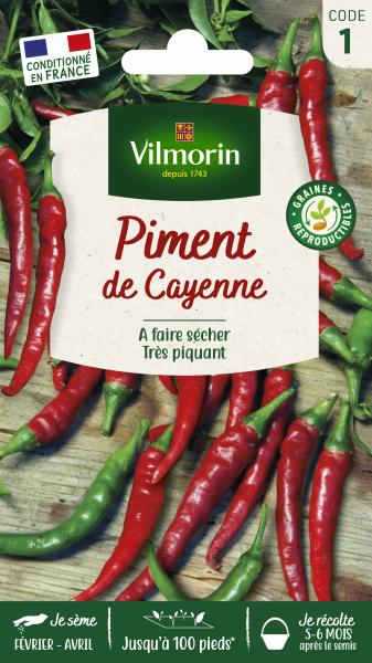 Potagères - Piment de Cayenne - PACKAGING_RECTO